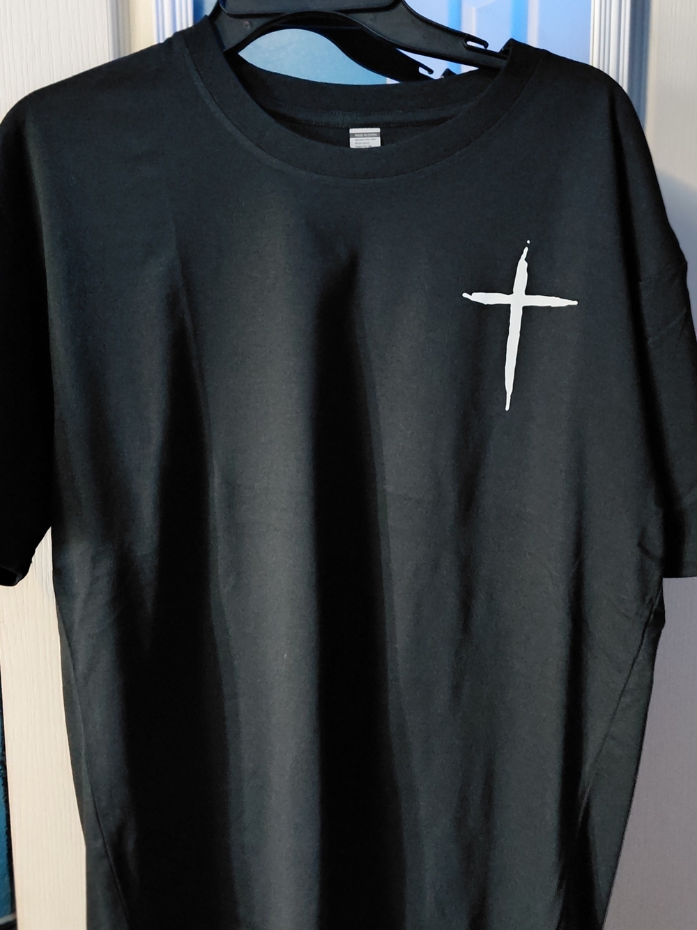 Black Men's Cross Graphic Tee